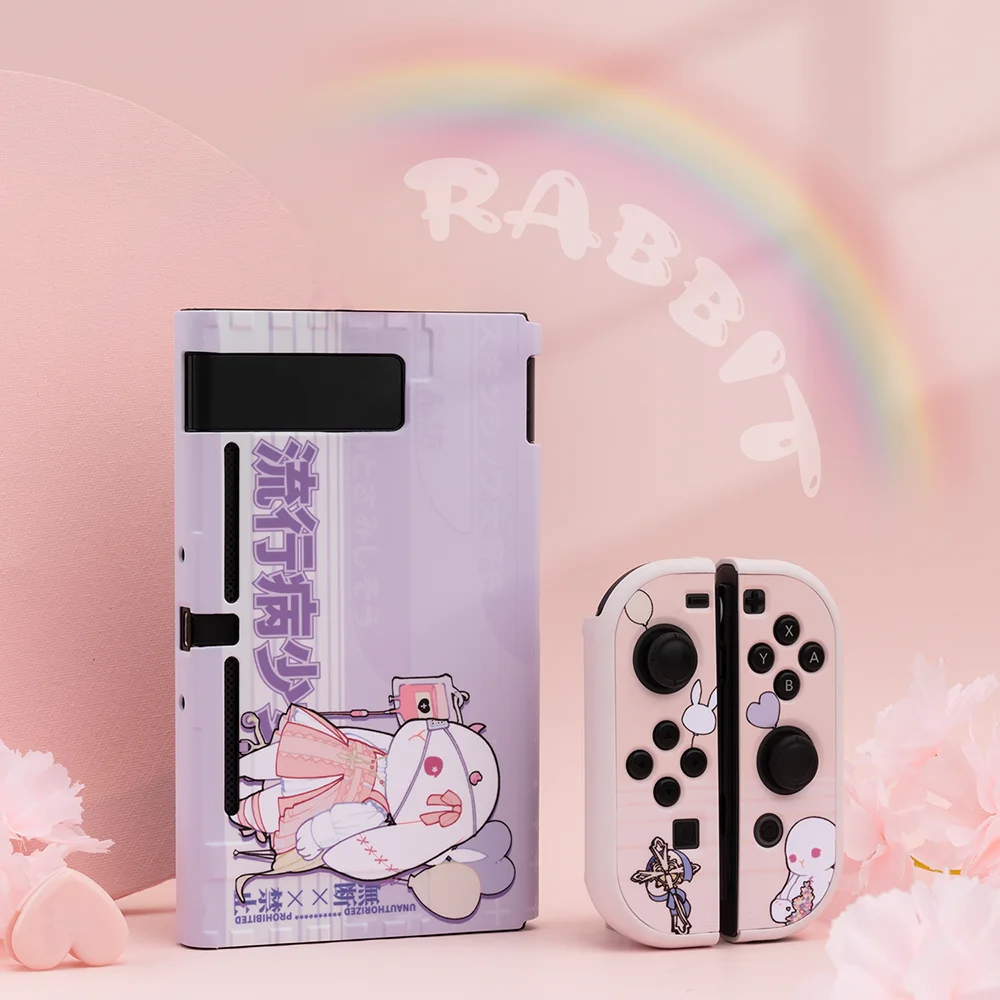Оригинальный дизайн Geekshare Nintendo Switch Shell Kawaii милые Мультяшные девушки жесткая