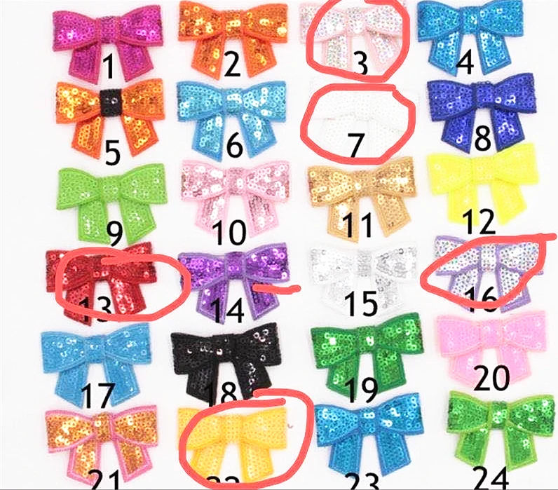 

100pcs/lot Free Shipping Hair Flower without clips Hair Accessories3'' Sequin Bow for Headband DIY Hair Accessories