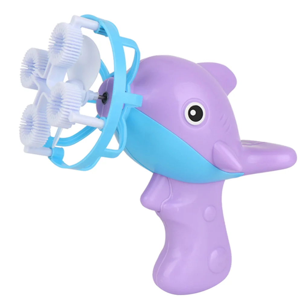 Электрический Дельфин Дуя пузыри игрушка забавный пузырь воздуходувка мыло вода