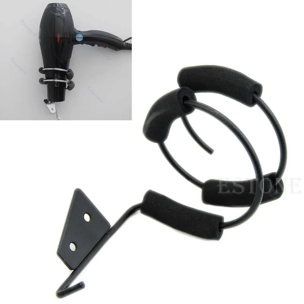 Спиральная подставка для сушки волос плоский держатель настенный подвесной