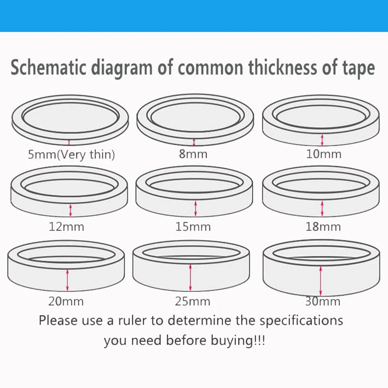 

25Meters/Roll Heat Conduction Double-Sided Adhesive High Temperature Resistant Insulating Tape For PCB CPU LED Light Strip