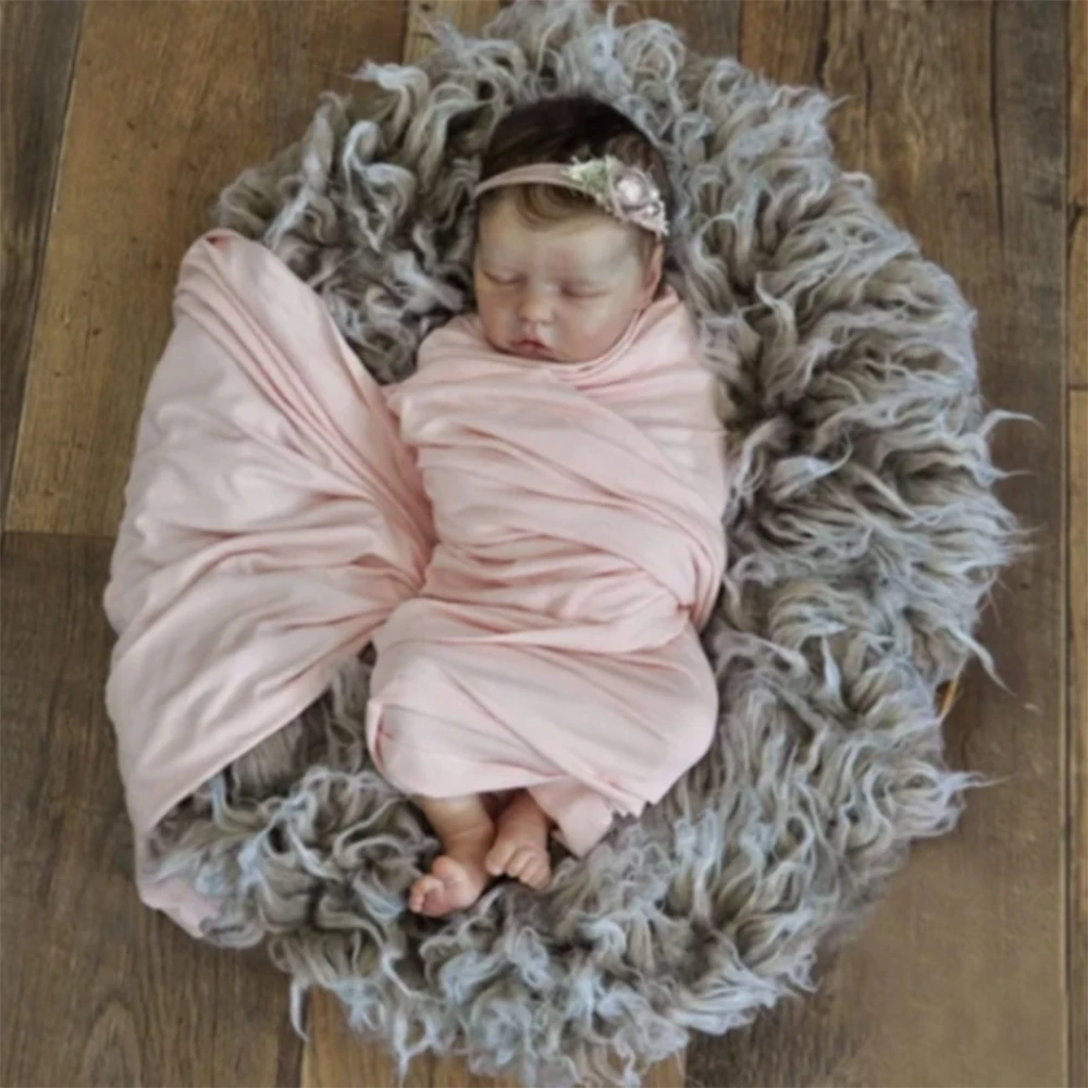 

Hoomai новый 17 дюймов силиконовый корпус реалистичные куклы новорожденных Bebe для детей, игрушки в подарок на день рождения