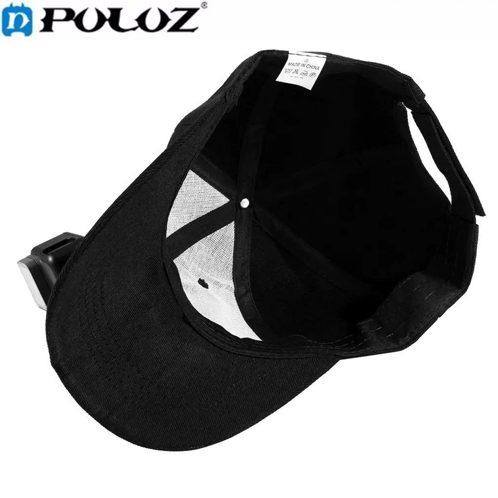 PULUZ для Go Pro Аксессуары бейсболка кепка регулируемая с J Hook Пряжка Крепление Винт