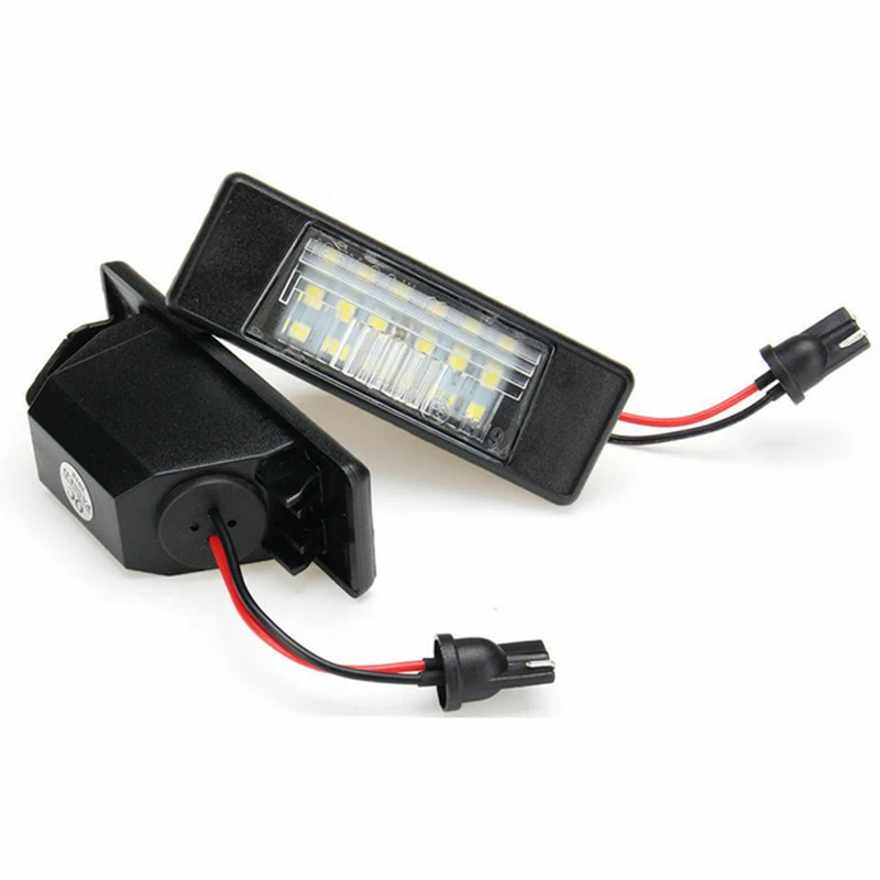 2 шт. светодиодсветодиодный подсветки для номерного знака 6500 К 12 В | Автомобили и