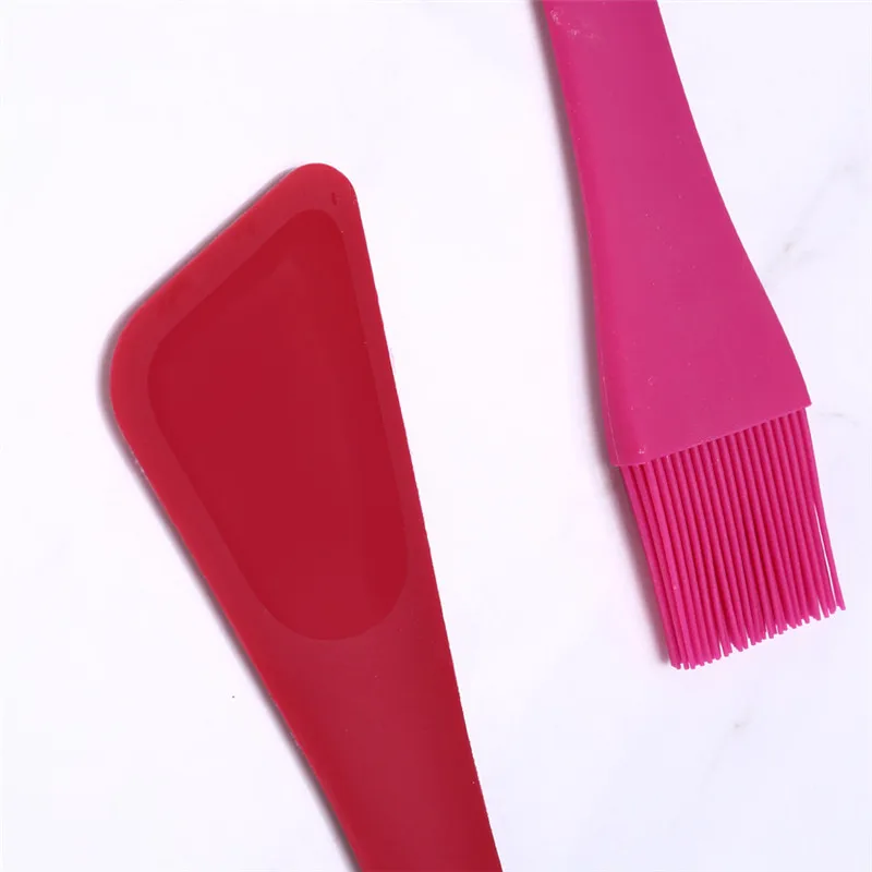 Двухсторонняя щетка силиконовый бриллиантовый скребок для крема