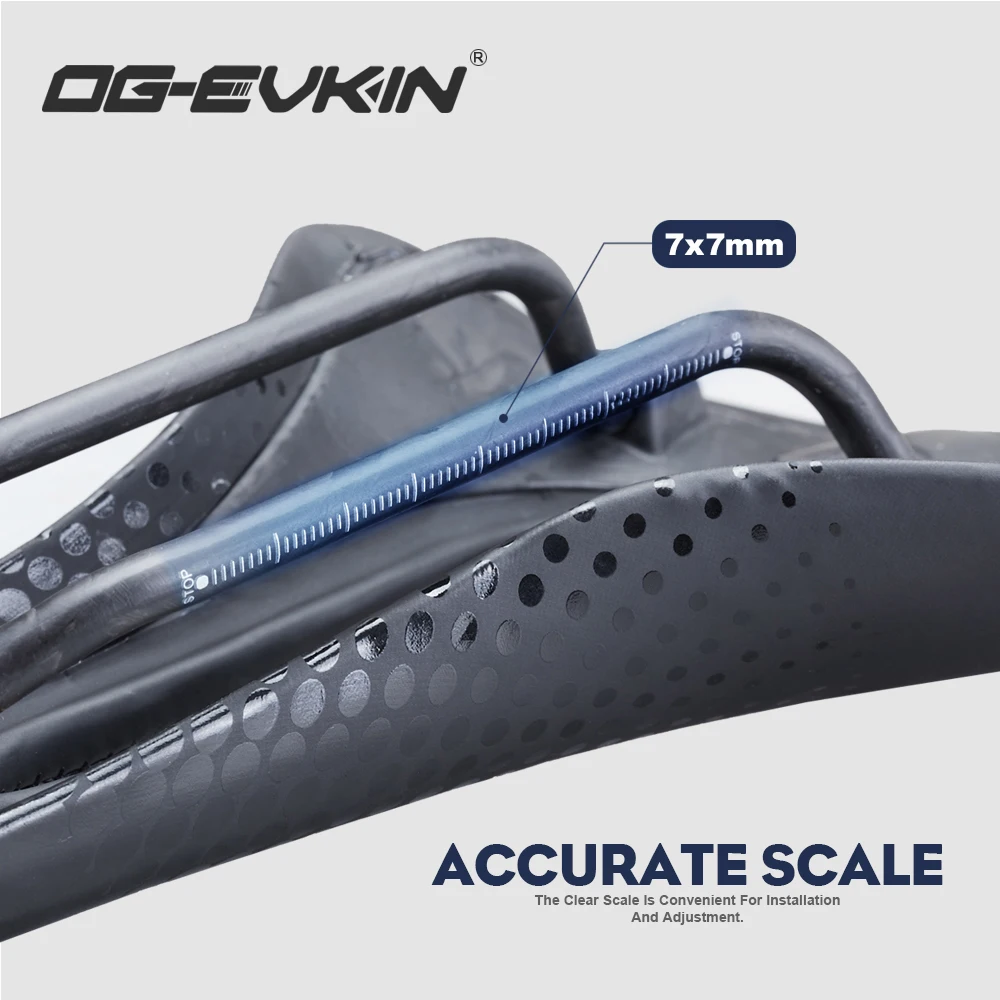 Велосипедное седло из углеродного волокна 7x7 мм круглая направляющая OG EVKIN SD 003 Seat