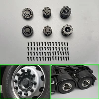 hubcaps m4 lock nut cover spindle head for 114 tamiya rc truck trailer tipper scania man benz actros volvo car diy parts
