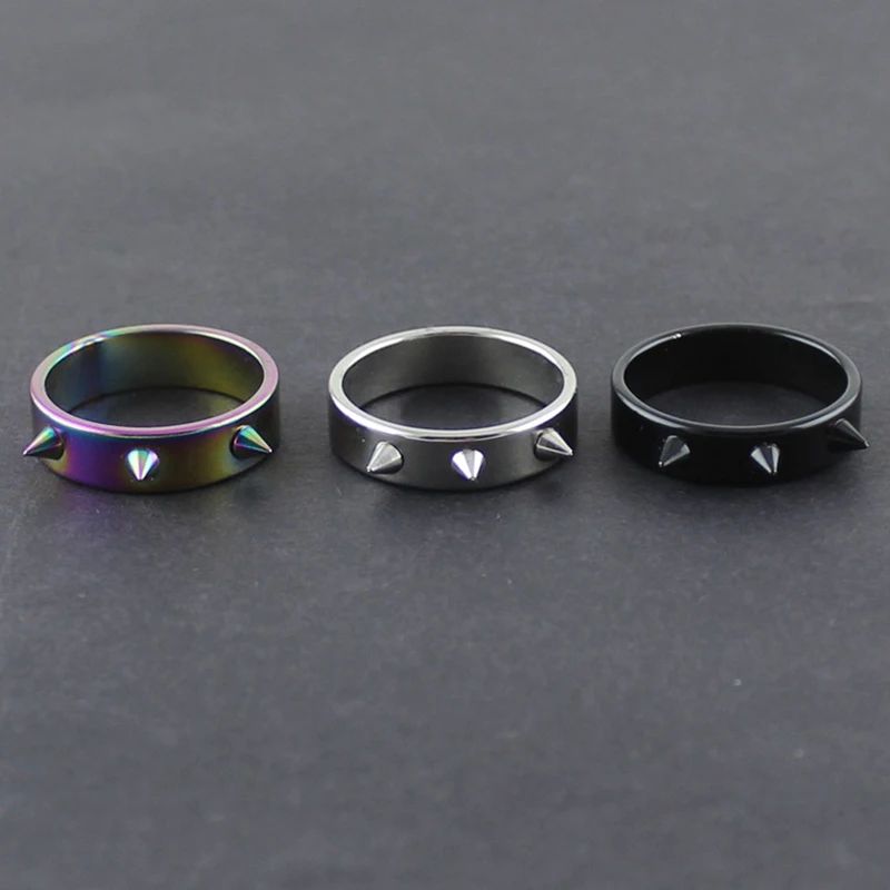 

Nail Ring Trendy Self-defense Ring Fashionable Simplicity Barbed Ring Individual Titanium Steel Ring Punk Style Jewelry