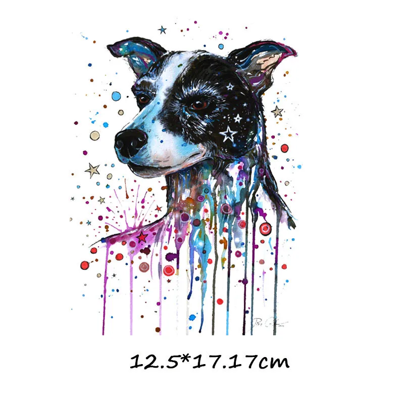 Утюжок на акварелью нашивки в виде цветов для одежды 2 штуки подходят футболок и