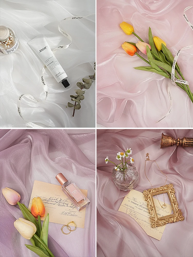 Яркая шелковая ткань ювелирные изделия реквизит для фотосъемки блестящая