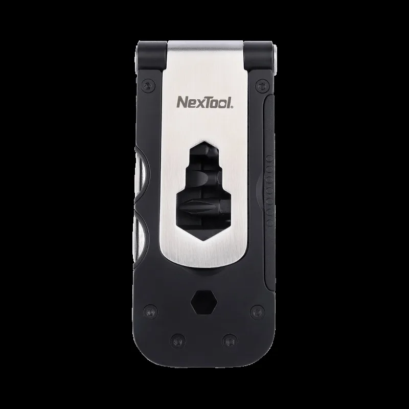 Xiaomi Mijia NEXTOOL многофункциональные велоинструменты портативный Xiomi домашний велоинструменты для ремонта полевое, для выживания кататься на улице - Цвет: black