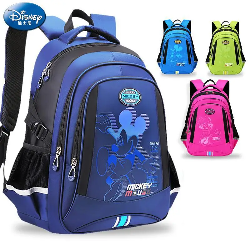 

Original Disney Children's Schoolbag Primary School Boys 1-3-4 Grade Girls Backpacks 6-12 Years Old Backpack Backpack