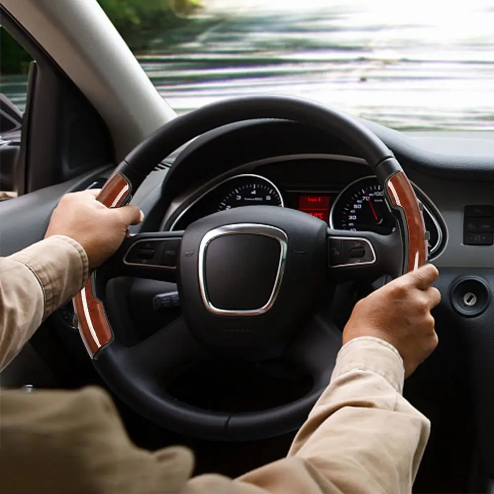 

Carbon Fiber Grain Anti-Skid Steering Wheel Cover Car Steering Gear Booster Protective Sleeve Case Automotive Interior Supplies