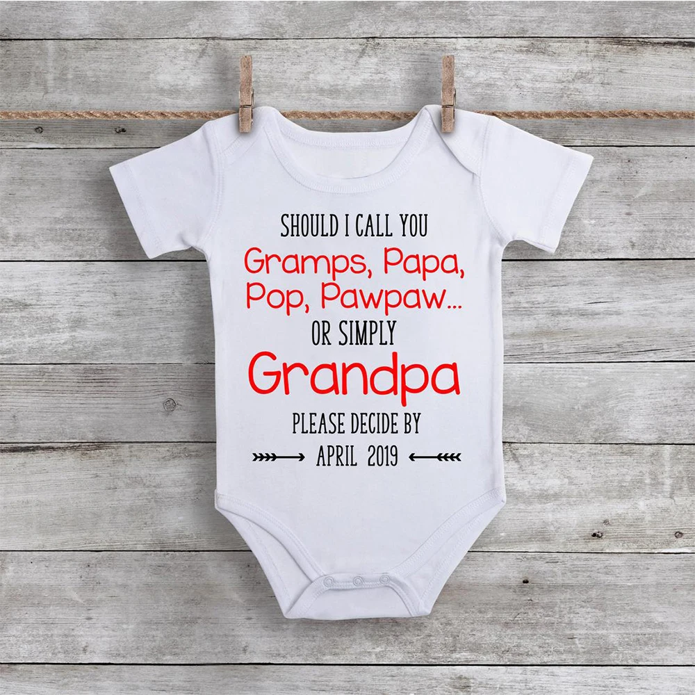 

Personalised Boy/Girl Baby Shirt First Baby Pregnancy Announcement Onesies Custom baby shower Gift Surprise Baby top