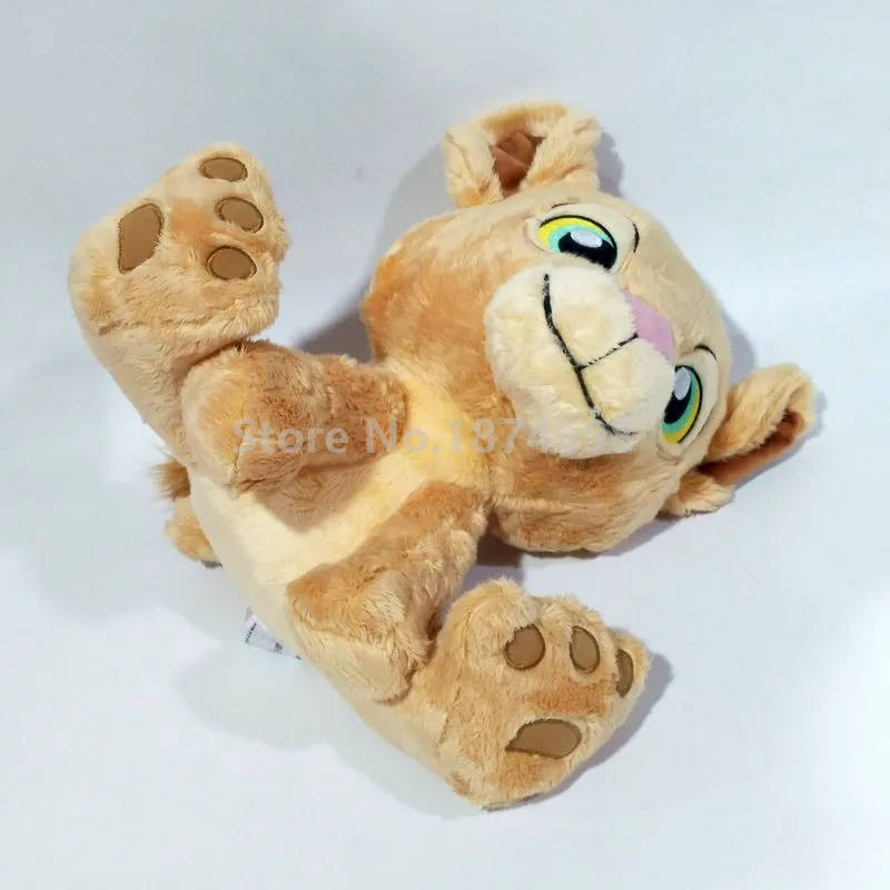 Новинка плюшевая игрушка в виде льва большой ног Нала 26 см милые мягкие