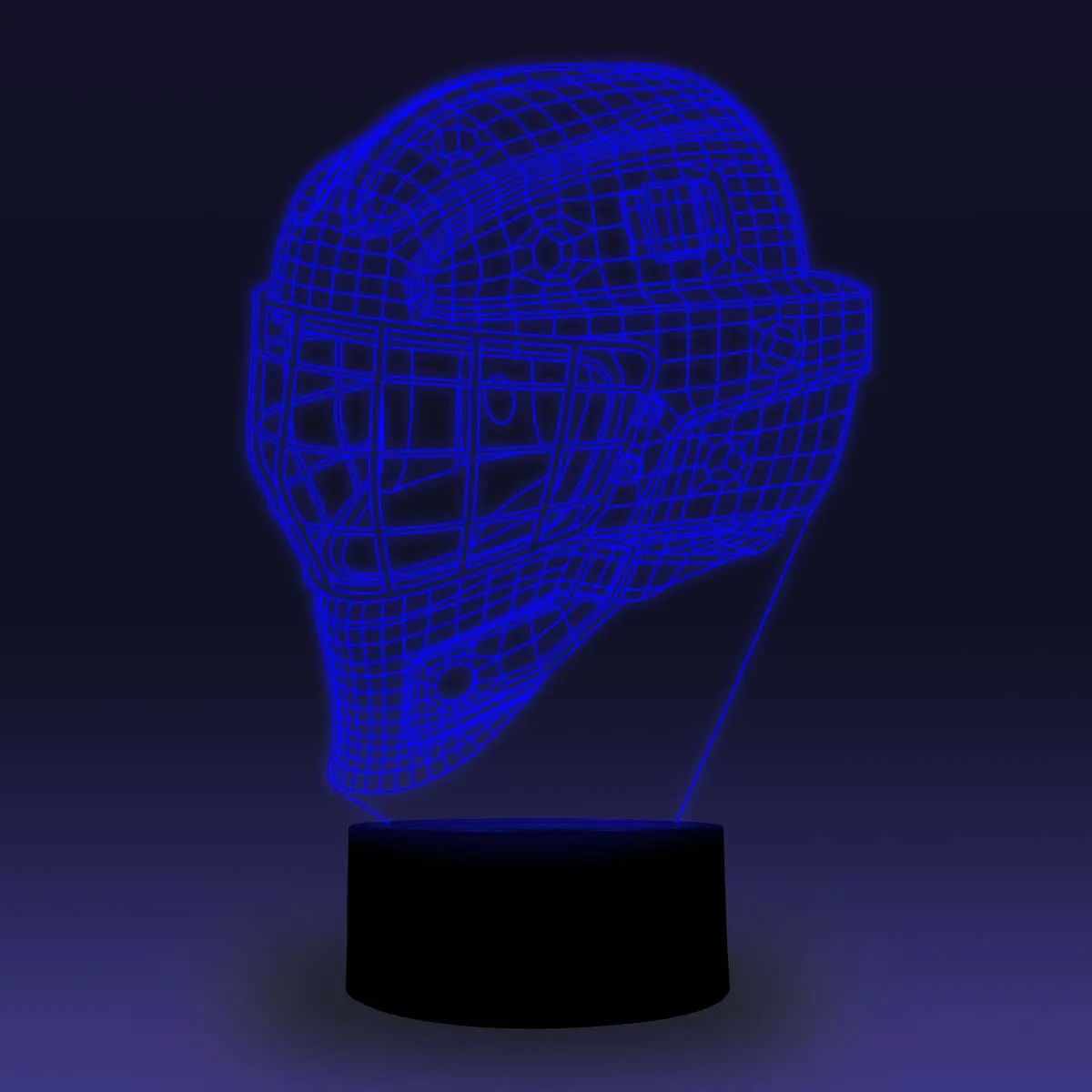 NiteApps 3D хоккейный шлем Ночной свет настольная Иллюзия украшение лампа подарок на день рождения приложение/сенсорное управление