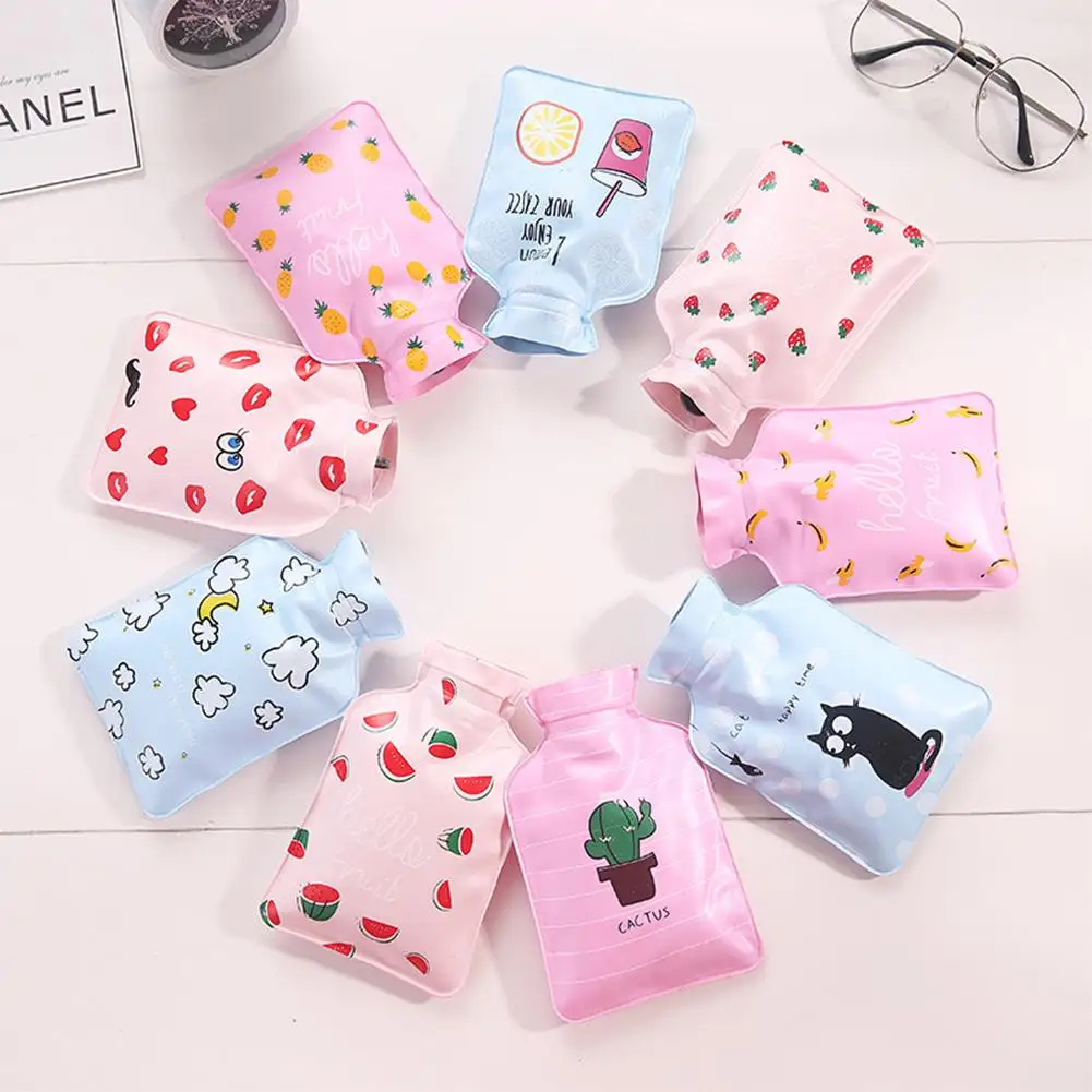 1 шт. милый мультяшный принт грелка для рук Взрывозащищенная сумка горячей воды