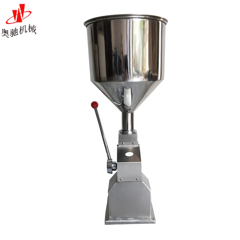 

A03 Manual Filling, Paste and Liquid Dual-use Small Hand Pressure Dispenser, Cosmetic Quantitative Filling Machine