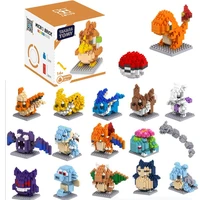 pokemon blocks pokemon children pikachu diamond particle blocks puzzle toy gifts