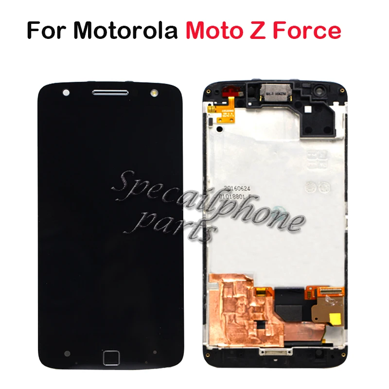 Оригинальный ЖК-дисплей lcdдля Motorola Moto Z Force Droid сменный дигитайзер сенсорного