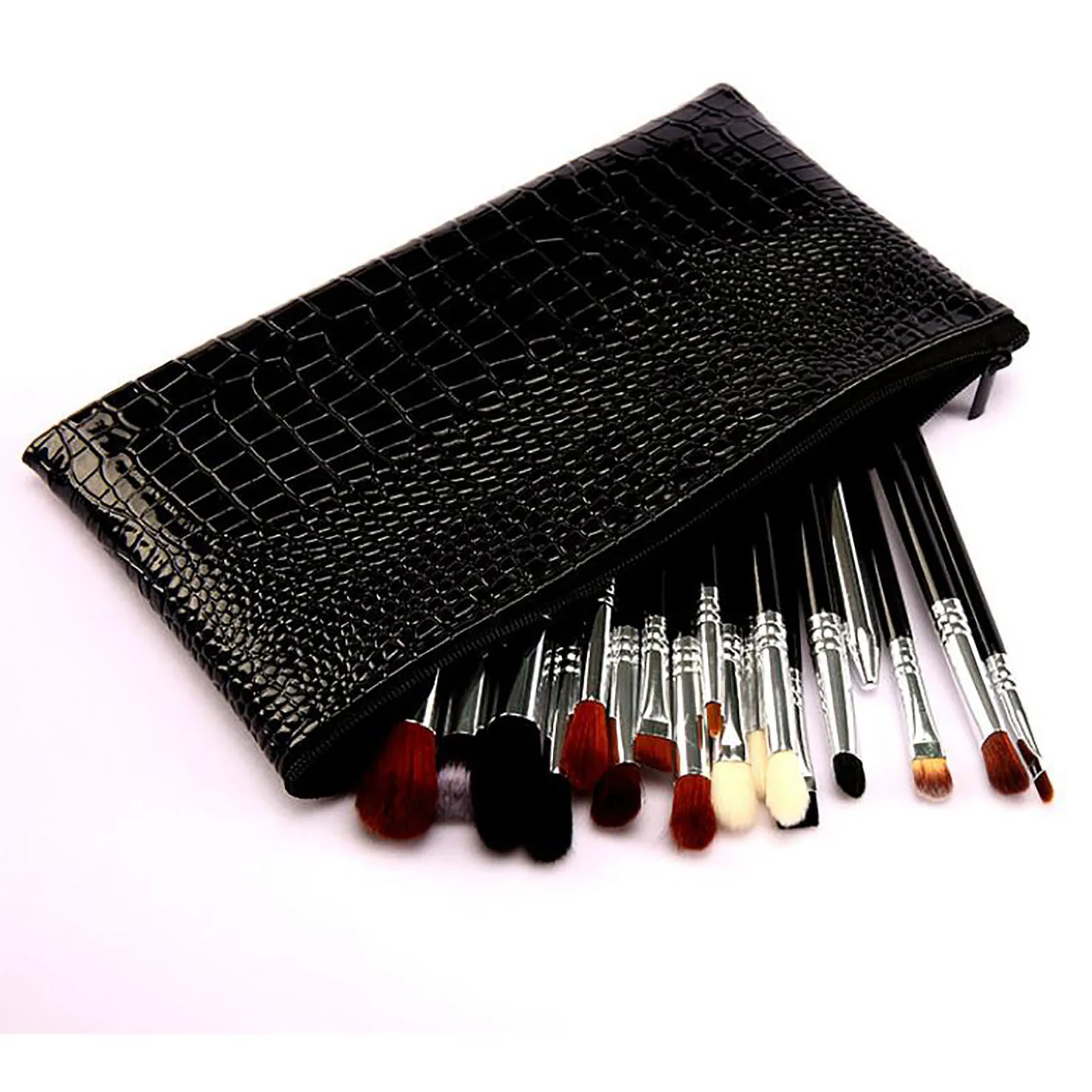 19 кистей для макияжа подводка глаз растушевка набор теней с высоким блеском