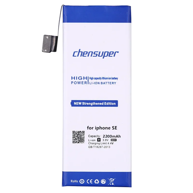 Новый оригинальный аккумулятор chensuper AAAAA 100% мАч для Apple iPhone SE 5SE реальная емкость