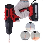 Бесщеточная электрическая дрель, беспроводная ударная дрель, электрическая отвертка, электроинструмент, электрическая отвертка, дрель для дома сделай сам, 12 В, 18 в, 36 В