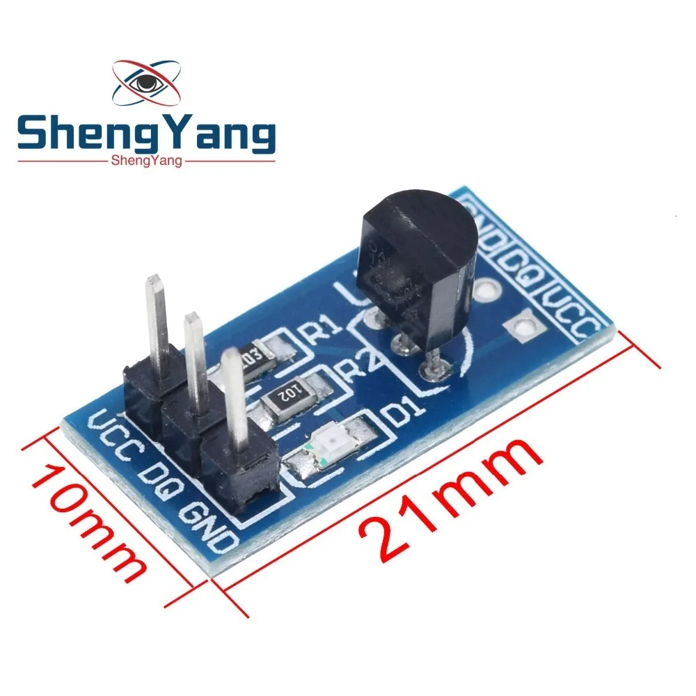 ShengYang 1 шт. DS18B20 модуль датчика измерения температуры для arduino