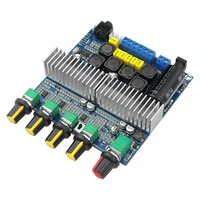 retail tpa3116d2 dc12v 24v bluetooth 4 2 subwoofer audio amplifier board 2 1 channel power 2 x 50w100w tpa3116 amplificador