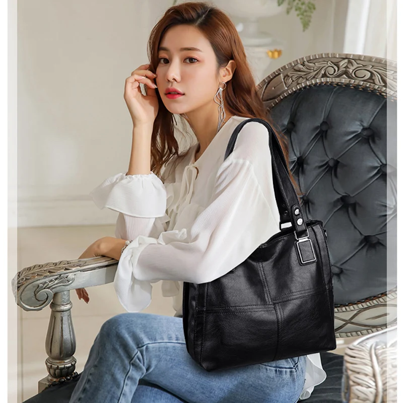 Модные женские сумки кожаная роскошная сумка дизайнерская дамская на плечо