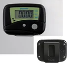 Мини шагомер с ЖК-экраном шагомер цифровой счетчик пройденного Расстояния калорий система шагомера многофункциональная для бега