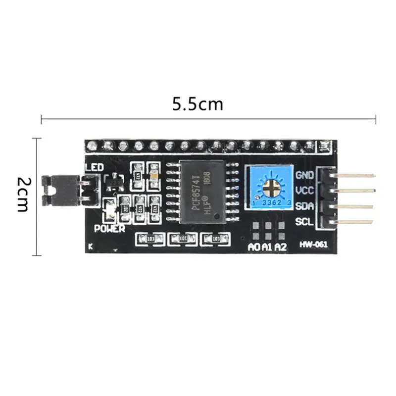 IIC I2C TWI Φ 1602 2004 LCD плата адаптера ЖК-дисплея модуль преобразователя PCF8574 |