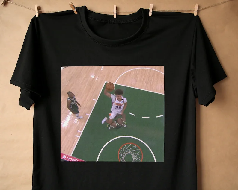 

Cam Johnson Dunk Shirt, Cam Johnson Dunk Over P.J. Tucker Shirt,Funny TShirt Men