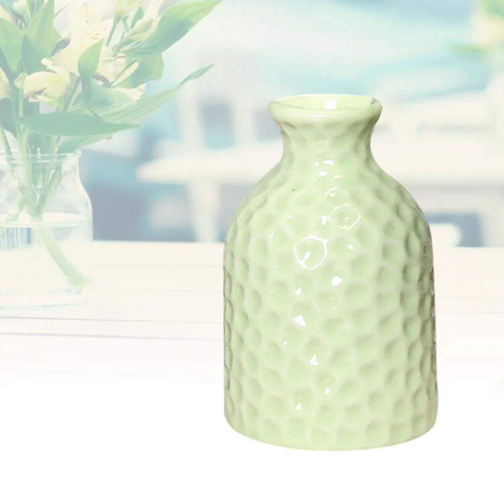 Керамическая маленькая ваза креативная настольная для цветов простые поделки