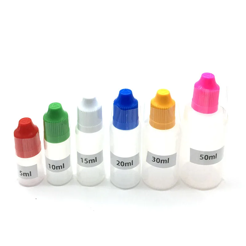 Прозрачная ПВХ термоусадочная пленка тюбик для 5 мл 10 15 20 30 50 пластиковая 200