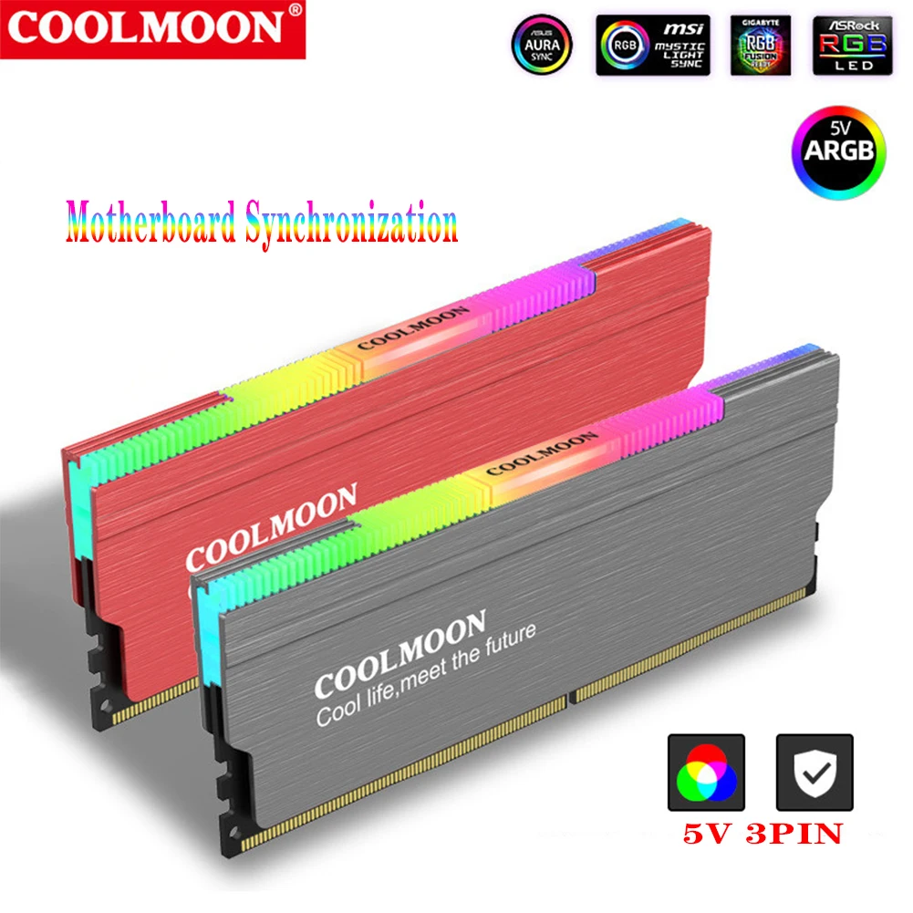 Радиатор памяти Ram охлаждающий жилет для DDR3 DDR4Cooler радиатор оболочка RGB ARGB
