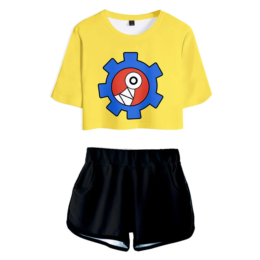 

SK8 the Infinity Reki Kyan Cosplay Anime Costume Print T-shirt Shorts Sports Wear Uniform Two Piece Sets Girl Boy Christmas Gift
