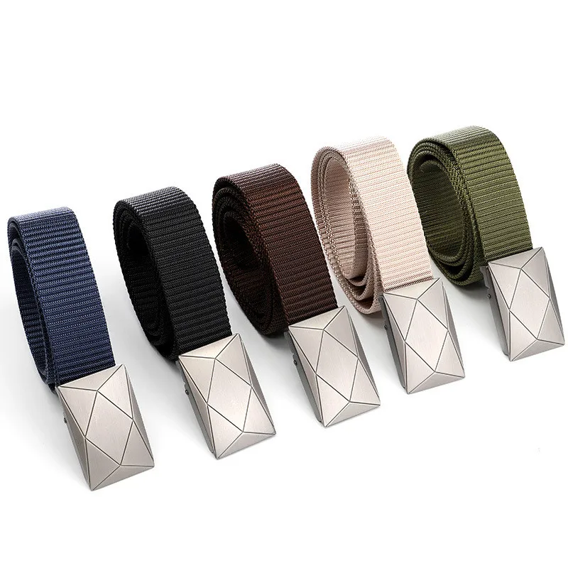 Холщовый ремень с пряжкой для мужчин и женщин простой тактический пояс CQB в стиле