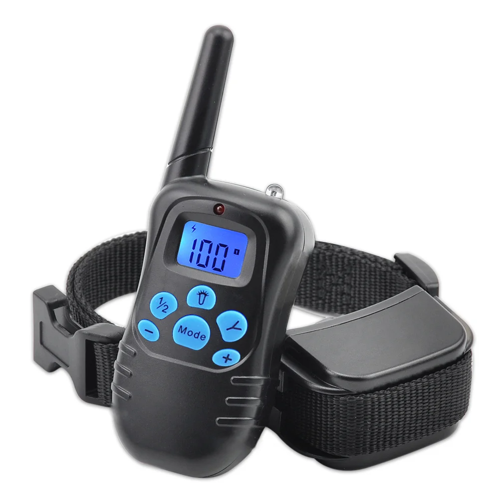 

New Anti bark Dog Collar Waterproof Rechargeable Electric pet Training tool With Remote Control vibrating shock Collar for Dogs