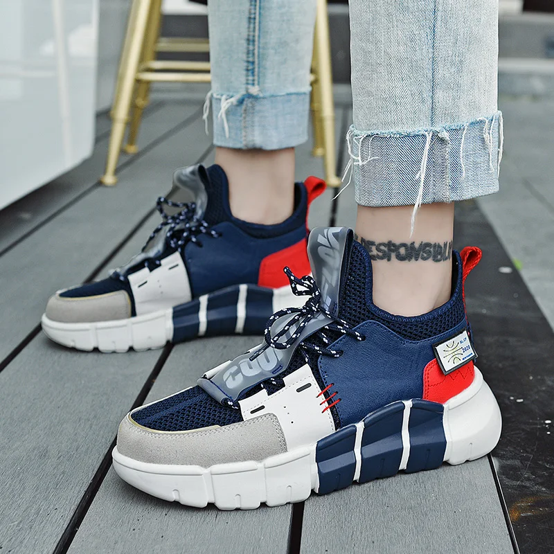 

New Brand Mens Shoes Casual Sneakers Male Air Mesh Breathable Comfortable Man Trainers Sport Chaussure Homme Plus Size 45 Sapato