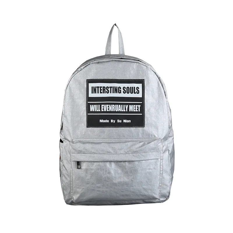 

Fashion trendy cool reflective boys and girls waterproof student school bag leisure large capacity travel backpack