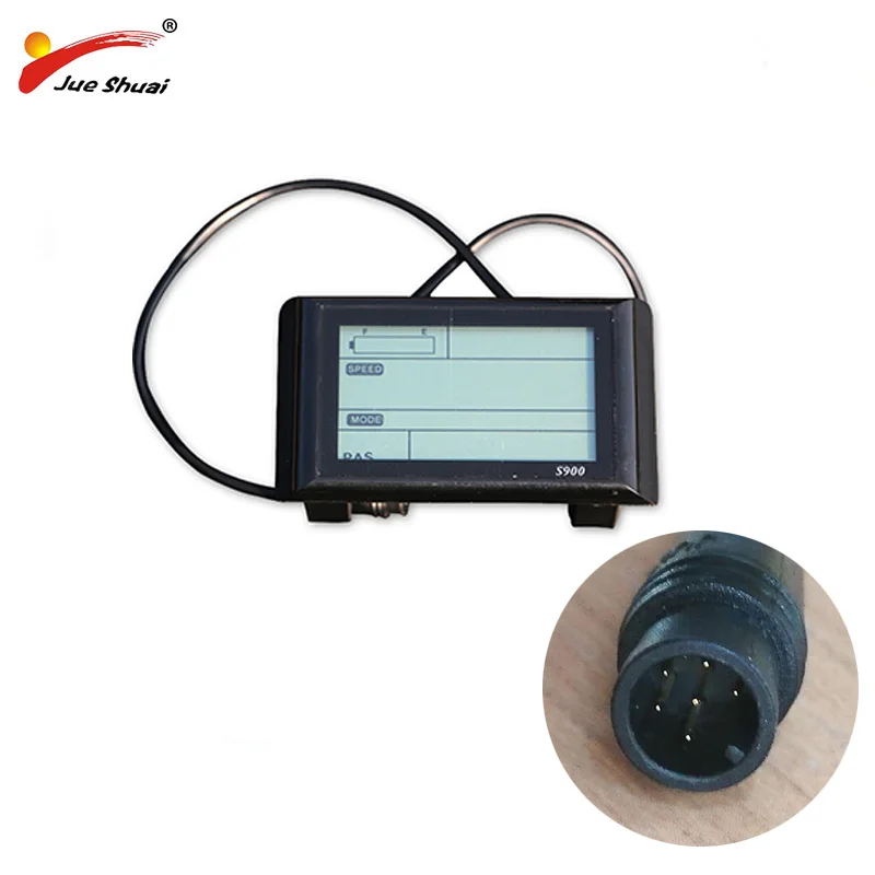 S900LCD display JS 48V 350W 500W DC контроллер Набор S900LCD дисплей метр PAS набор E-bike конверсионный комплект Двойной Режим Датчик Холла и датчик Холла меньше - Цвет: S900LCD display