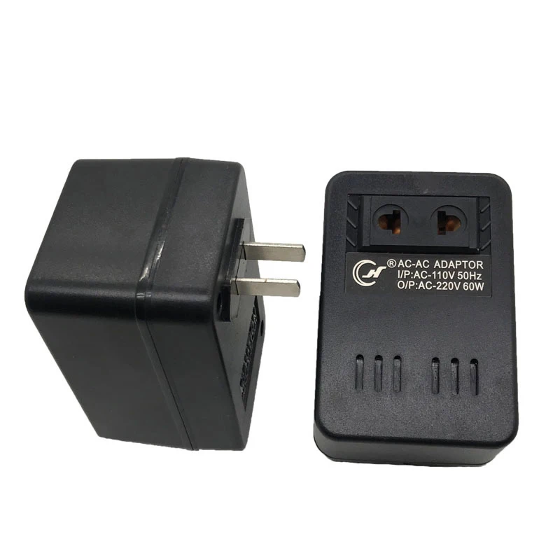 Трансформатор 110 В до 220 60 Вт преобразователь напряжения переменного тока