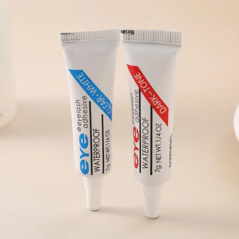 

Clear-white/Dark-black False eyelash glue Professional Adhesive Strong Waterproof Makeup Eye Lash Cosmetic Tools TSLM1