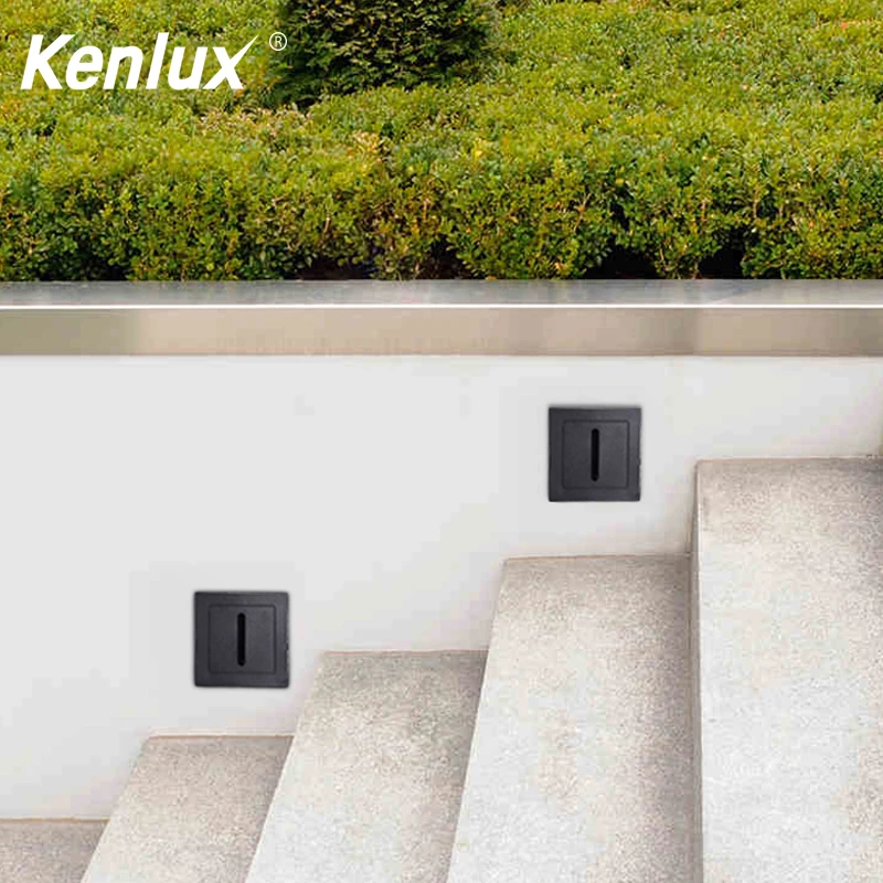 Утопленный светодиодный светильник для лестницы уличная комнатная настенная