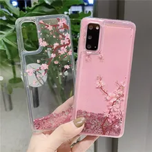 For Samsung Galaxy S20 S 20 Ultra Case Liquid Quicksand Soft Silicone Phone Cases For Samsung S20 Plus S20+ Bling Glitter Cover