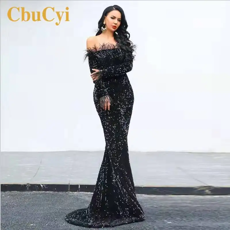 Летние женские вечерние платья сексуальные с открытыми плечами и блестками