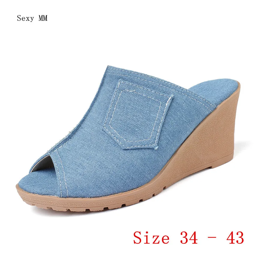 Шлепанцы без задника с открытыми пальцами на платформе Женская обувь Женские