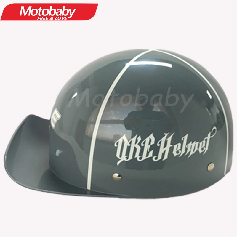 

Vintage Adult Motorcycle Open Face Half Helmet Retro Motorbike Biker Riding Crash Scooter Cruiser Chopper
