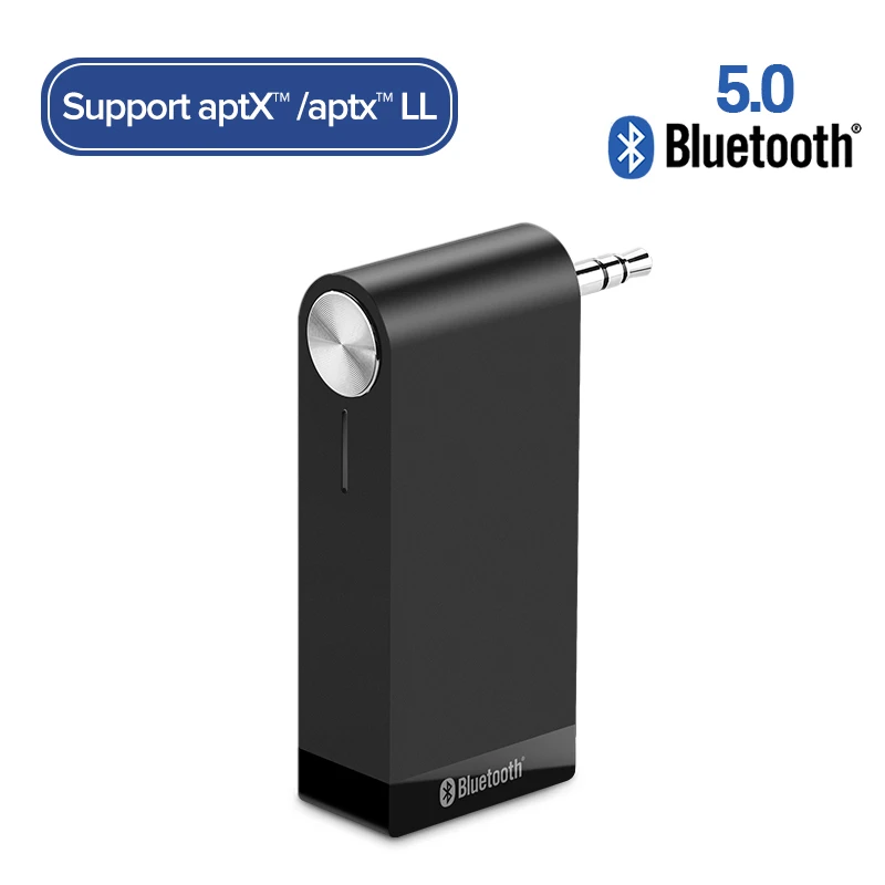 Ugreen Беспроводной Bluetooth Приемник 3.5mm Jack Bluetooth Audio Музыка Приемник Адаптер Автомобилей Aux Кабель бесплатно Динамик Наушники - Цвет: 5.0 Support aptX LL